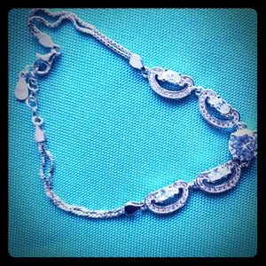 Sparkly silver bracelet